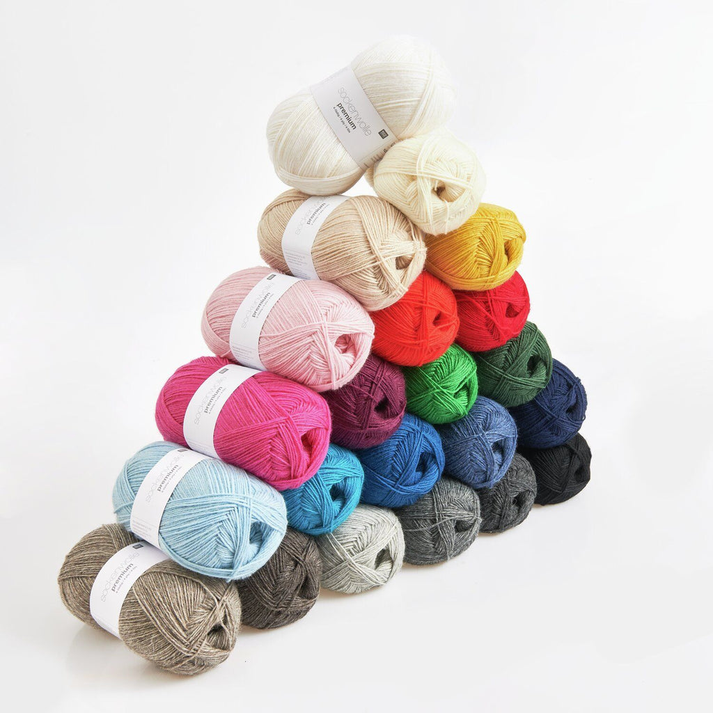 Premium 4-ply Sockenwolle 100g