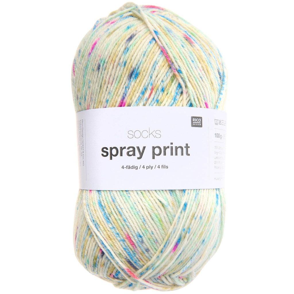 Socks Spray Print