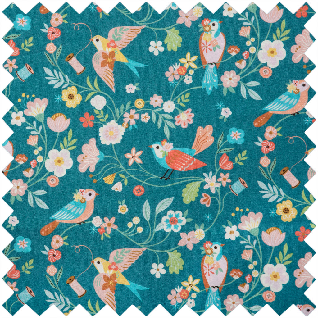 Knitting Bag: Bird Aviary