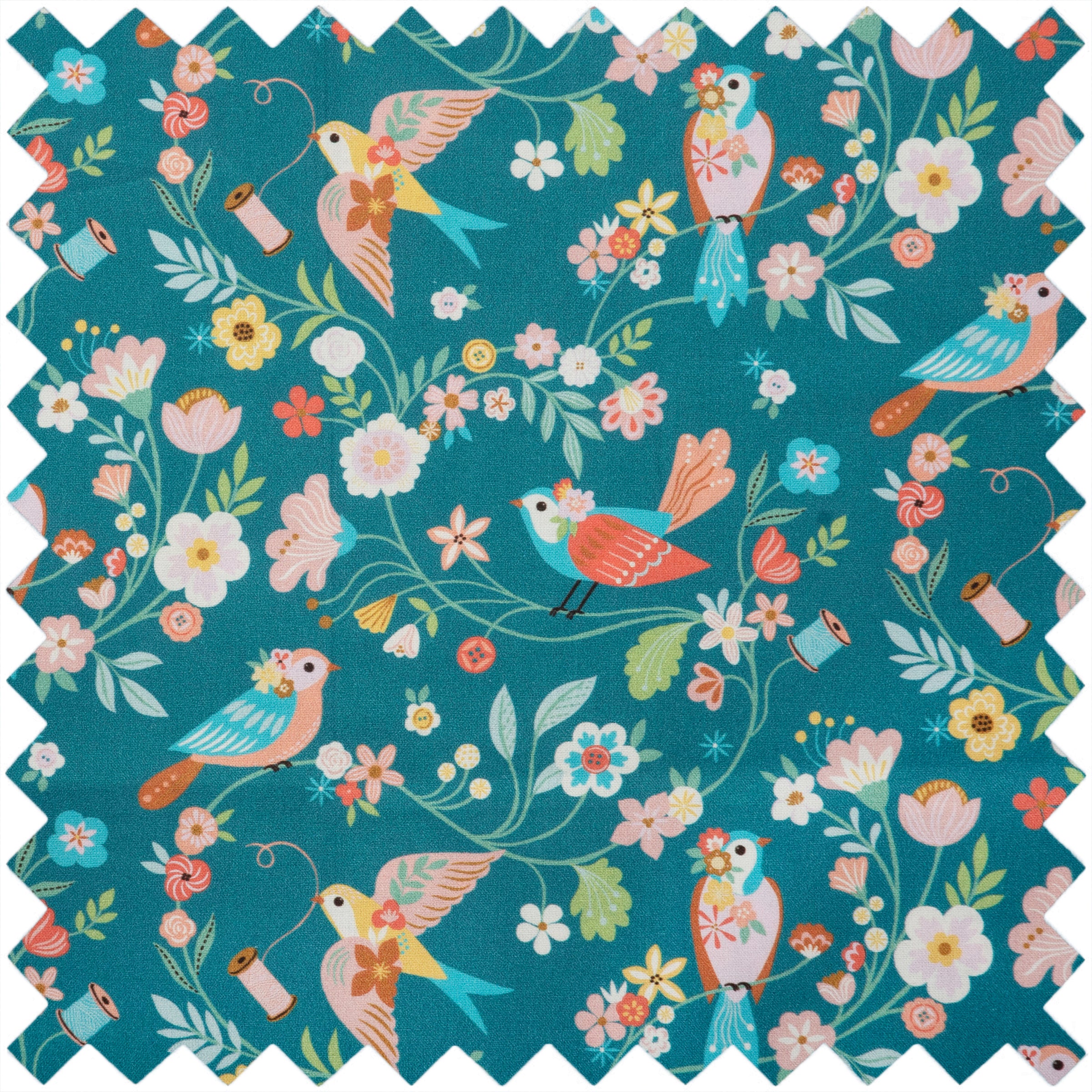 Knitting Bag: Bird Aviary