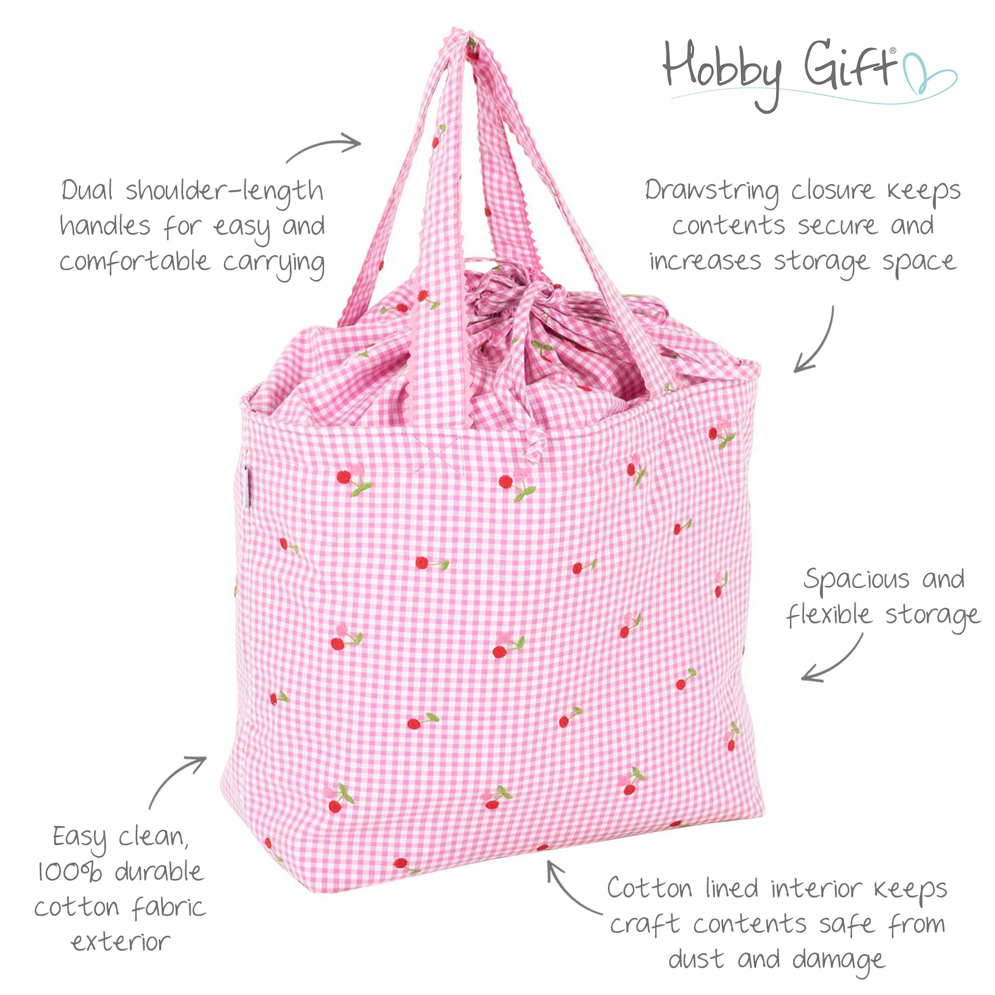 Yarn Bag: Cherries