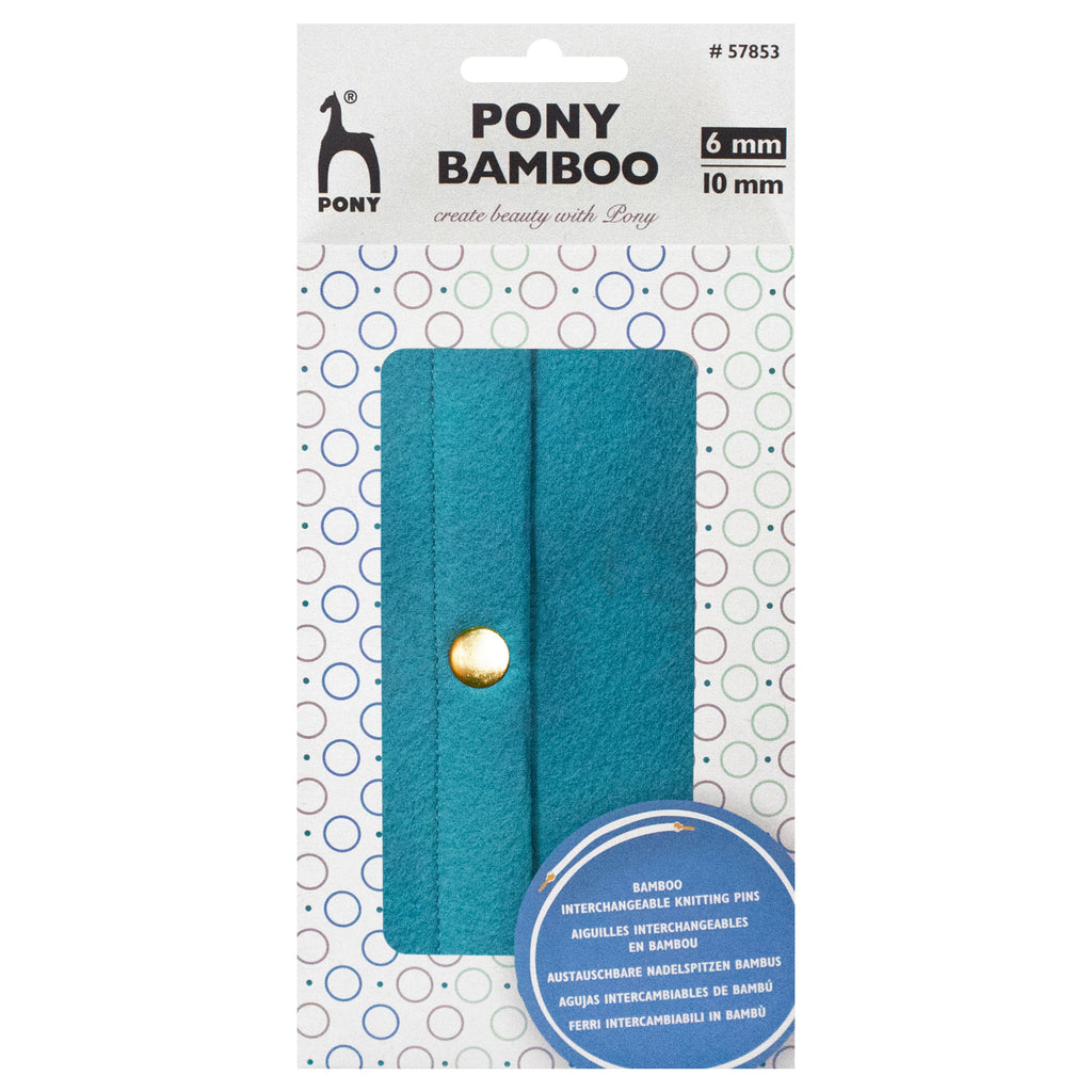 Pony Interchangable Needle Bamboo Set 6mm -10mm