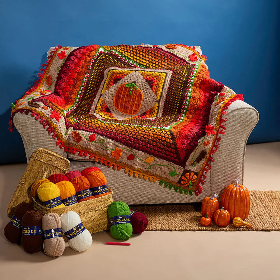 Sirdar Pumpkin Spice Blanket 2026 - Crochet Along (CAL)