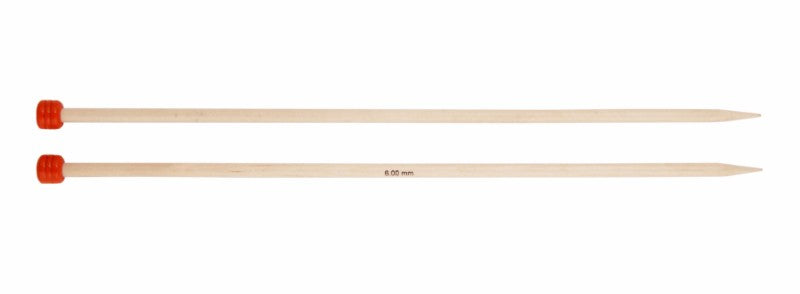 Basix Wood Single Pointed Needles 40cm