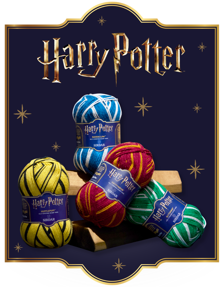HARRY POTTER™ SELF-STRIPING SCARF YARN BY SIRDAR